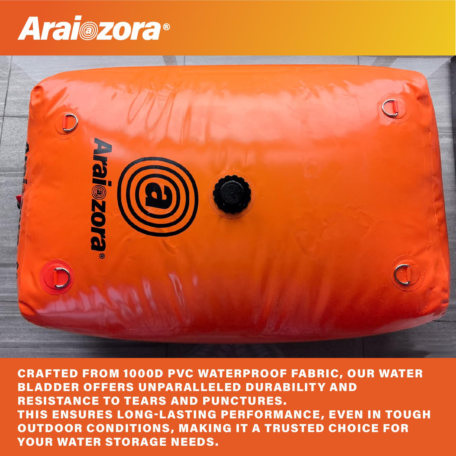 Araiozora folded compact storage illustrating space-saving portability