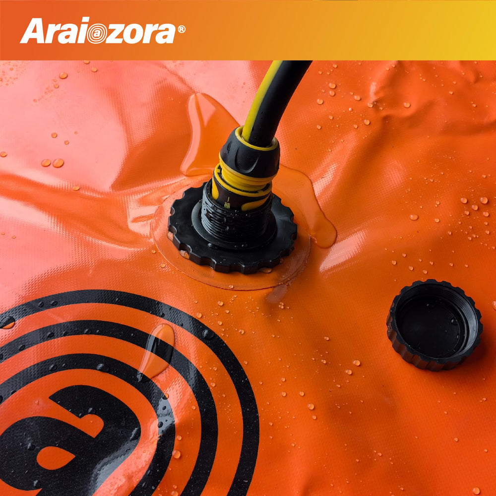 Araiozora large mouth fill port for fast pouring and simple cleaning