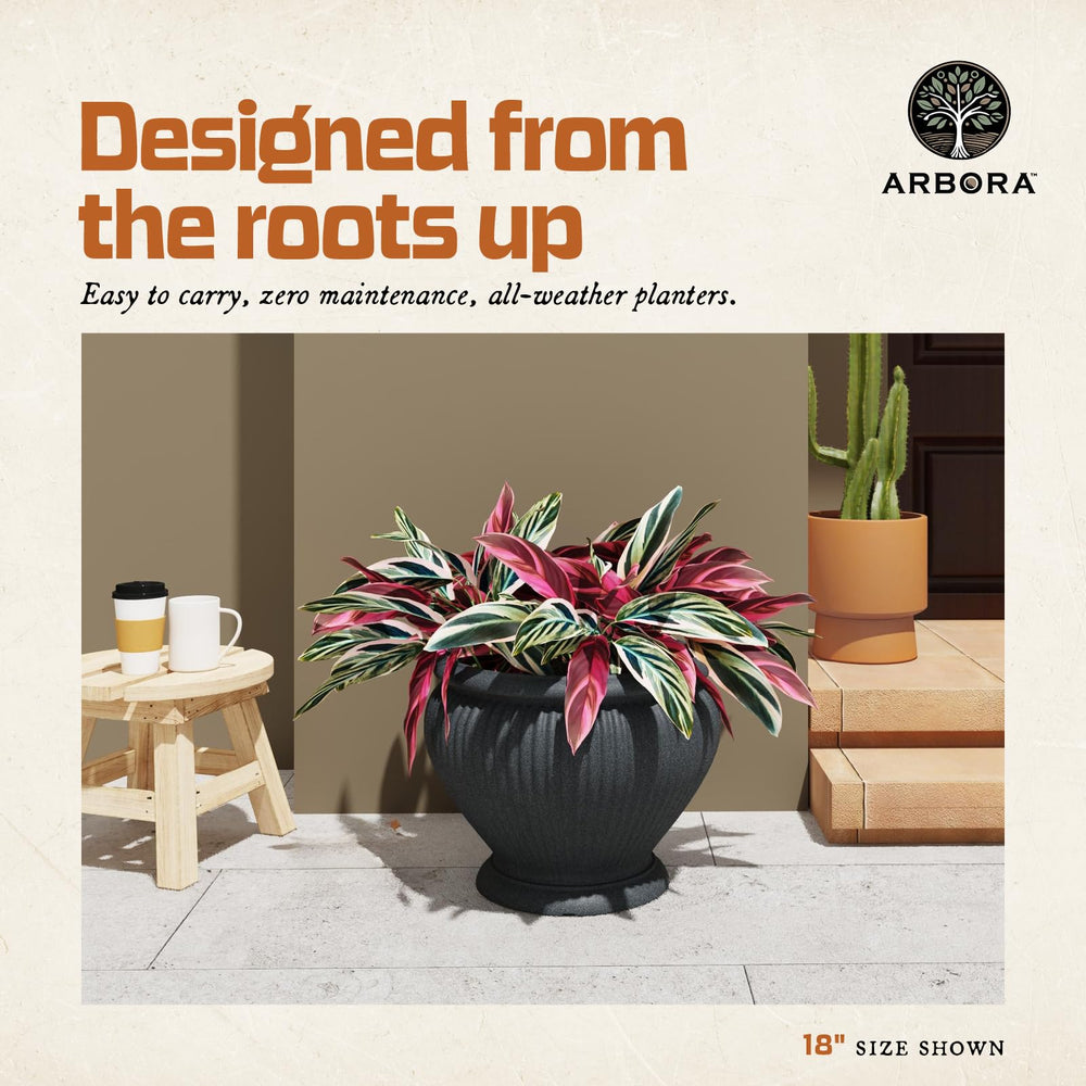 ARBORA close-up of Cannes Urn texture showing natural stone-like surface benefit