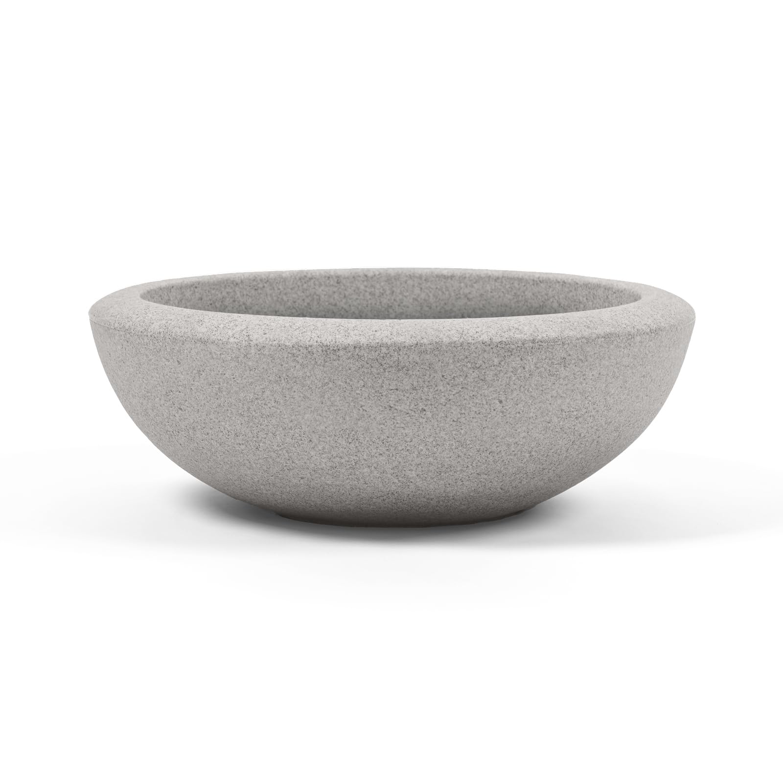 ARBORA Santorini Bowl front view showing stone-like finish and lightweight benefit