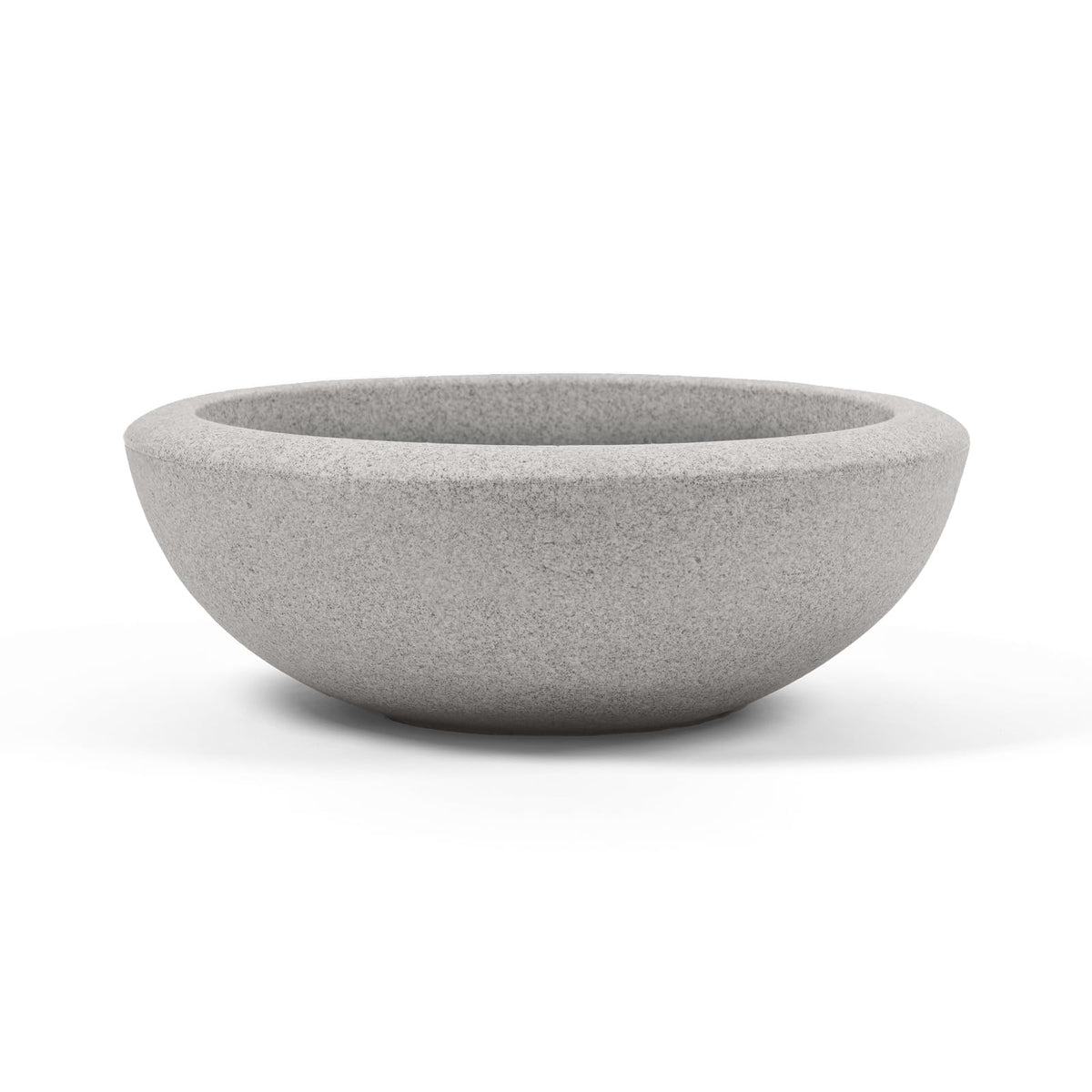 ARBORA Santorini Bowl front view showing stone-like finish and lightweight benefit