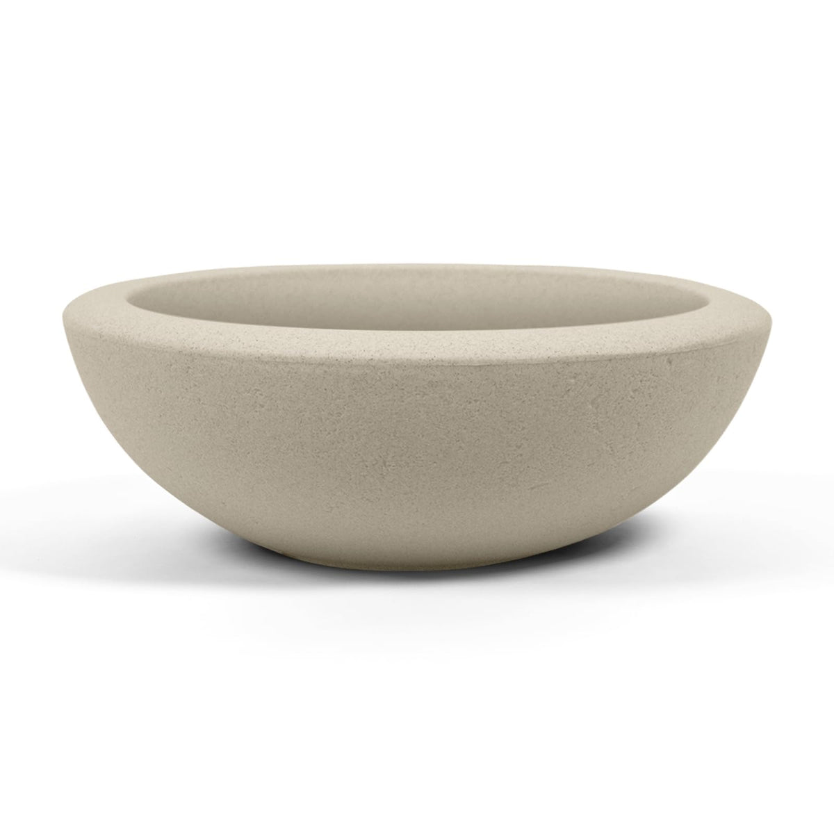 ARBORA Santorini Bowl front view showing cream finish and modern profile for curb appeal