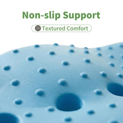 Arborix close-up of ergonomic contoured top for pressure-relief comfort