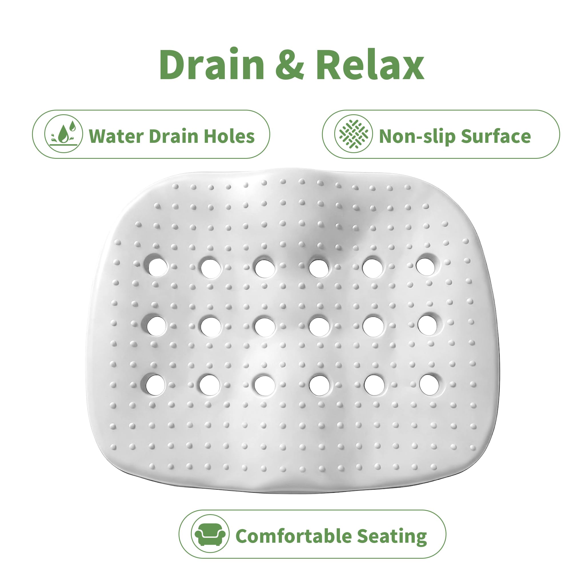 Arborix detail of quick-drain holes for fast water shedding benefit