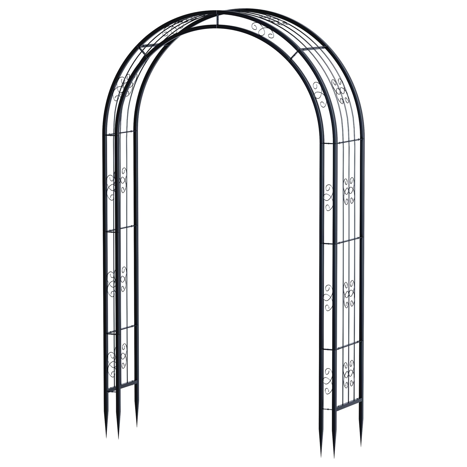 Arbuxzuy person standing next to arch demonstrating real-world scale