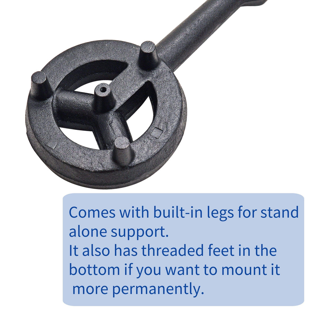 ARC Advanced Royal Champion three-legged stand illustrating stable freestanding support for cookware