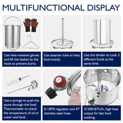 ARC steam rack and divider close detail demonstrating multi-level cooking efficiency
