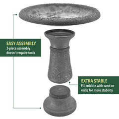 Arcadia Garden Products side profile highlighting silhouette and bowl depth for usability