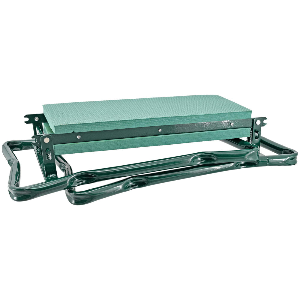 Arcadia Garden Products folded flat for compact storage and easy transport benefit