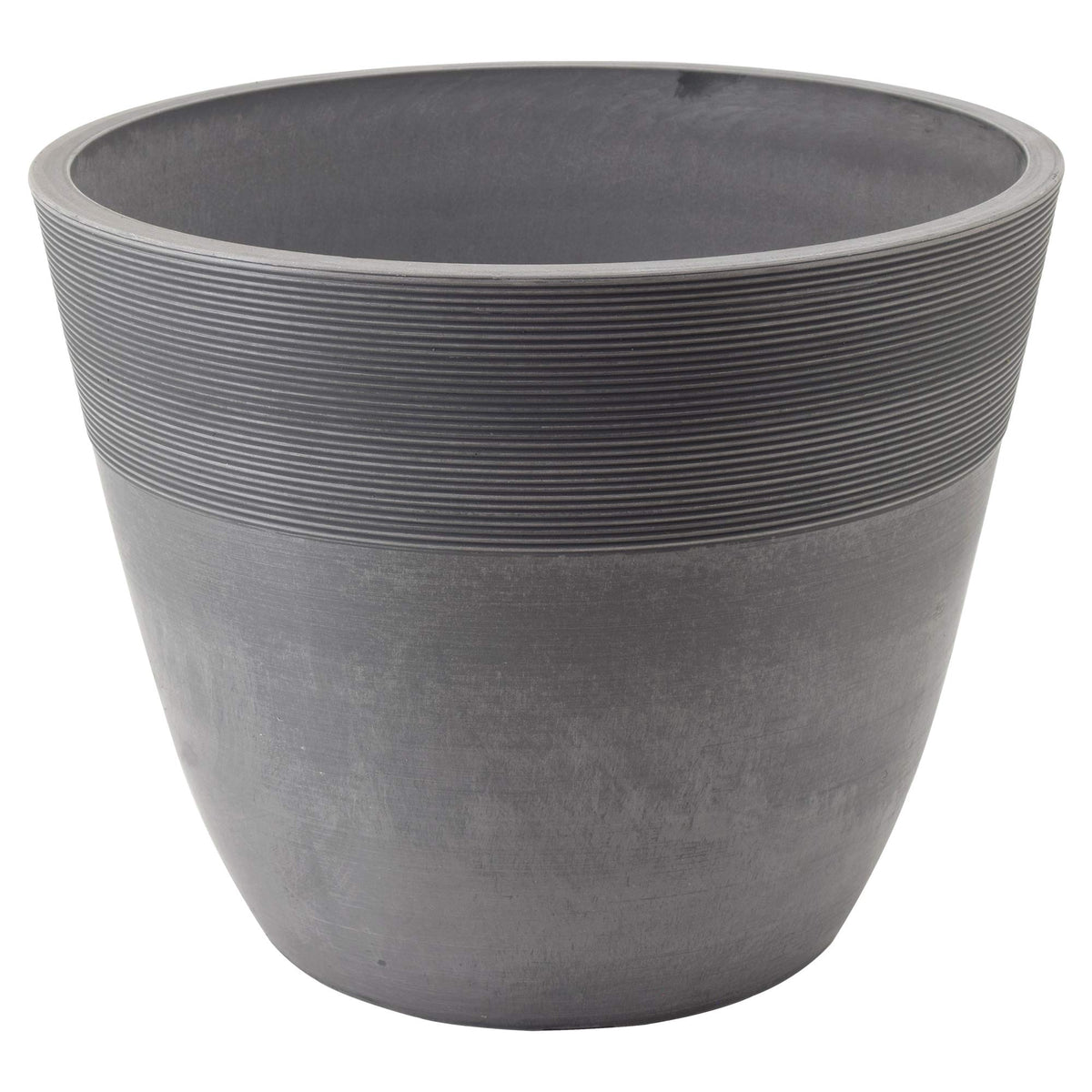 Arcadia Garden PSW front view showing etched ridges and cement gray finish for curb appeal