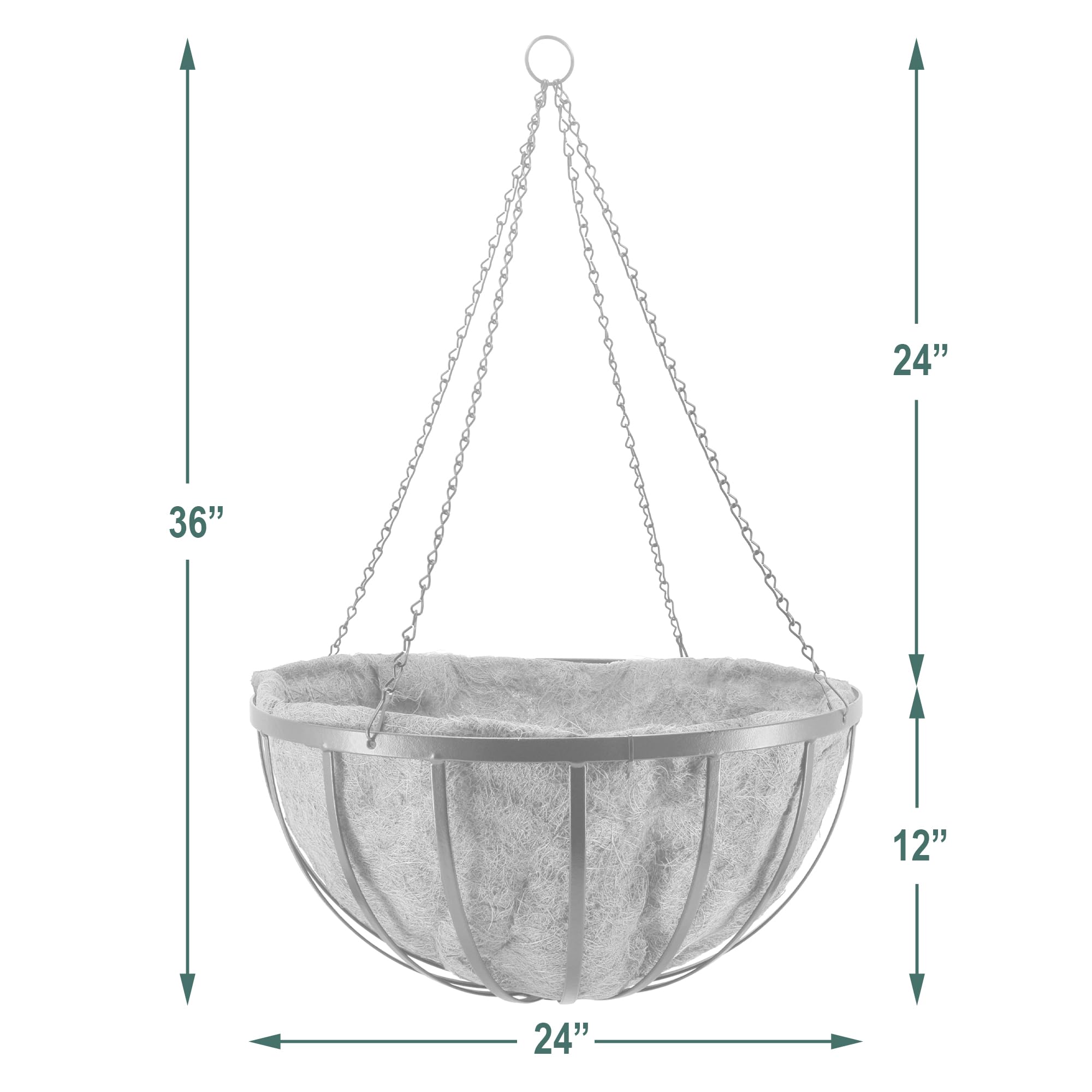 Arcadia Garden Products side profile highlighting metal frame and weather-resistant finish for outdoor durability