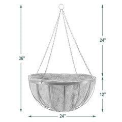 Arcadia Garden Products side profile highlighting metal frame and weather-resistant finish for outdoor durability