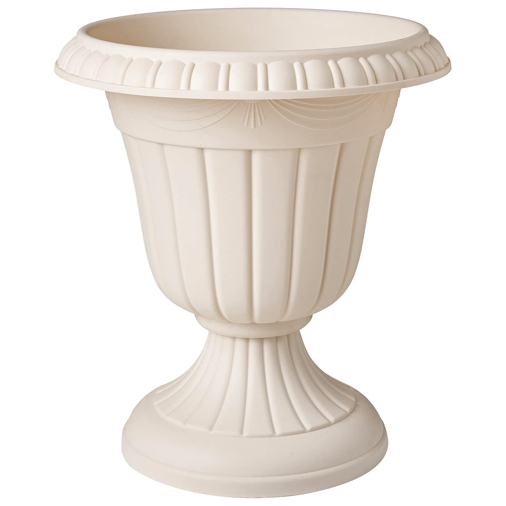 Arcadia Garden Products side profile displaying curved silhouette and stable base benefit