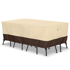 Arcedo cover front view on table showing full protection and easy fit