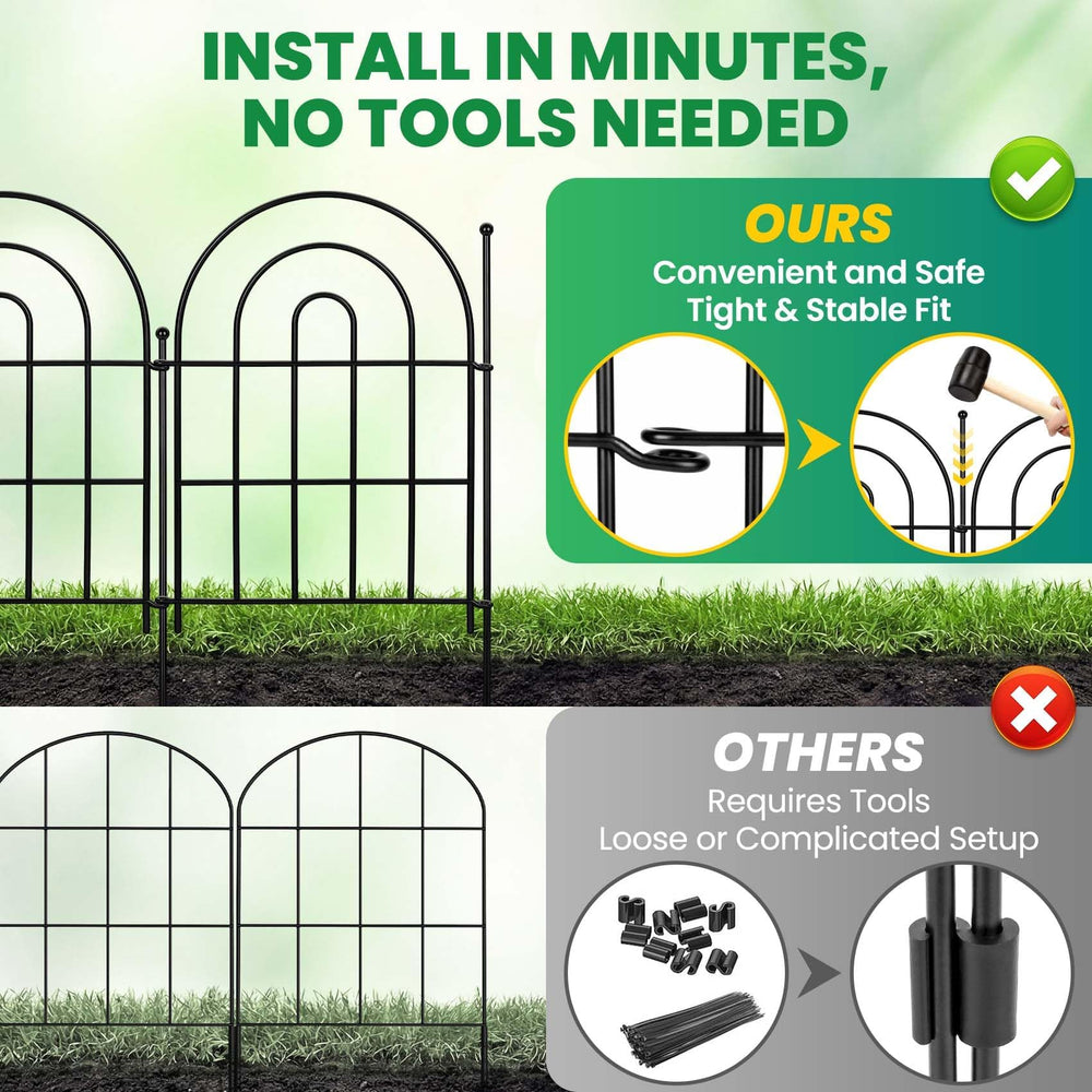 ArdeFentium used as a low dog barrier keeping pets out of planted areas