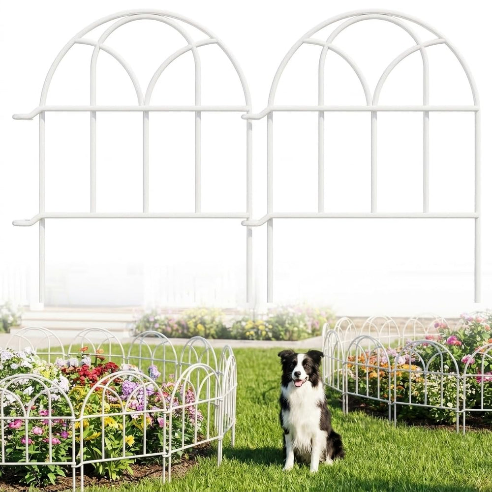 ArdeFentium front view assembled fence showing neat border benefit
