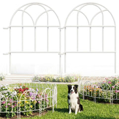 ArdeFentium front view assembled fence showing neat border benefit