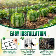 ArdeFentium stacked panels height comparison showing adjustable coverage for taller plants