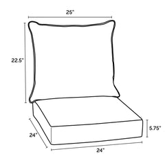 Arden Selections seat bottom stitching closeup showing durable construction