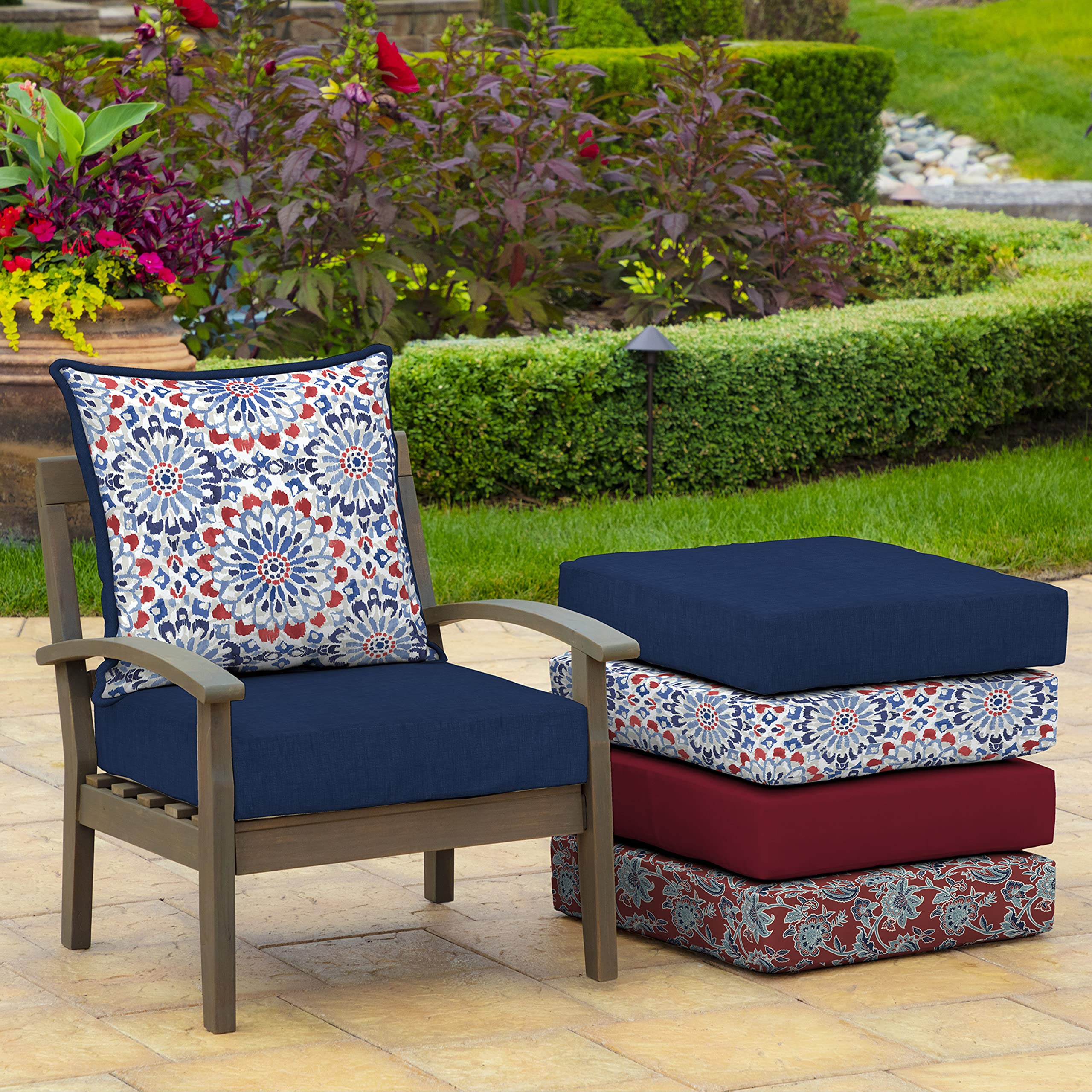Arden Selections tie attachment closeup showing secure seat fastening