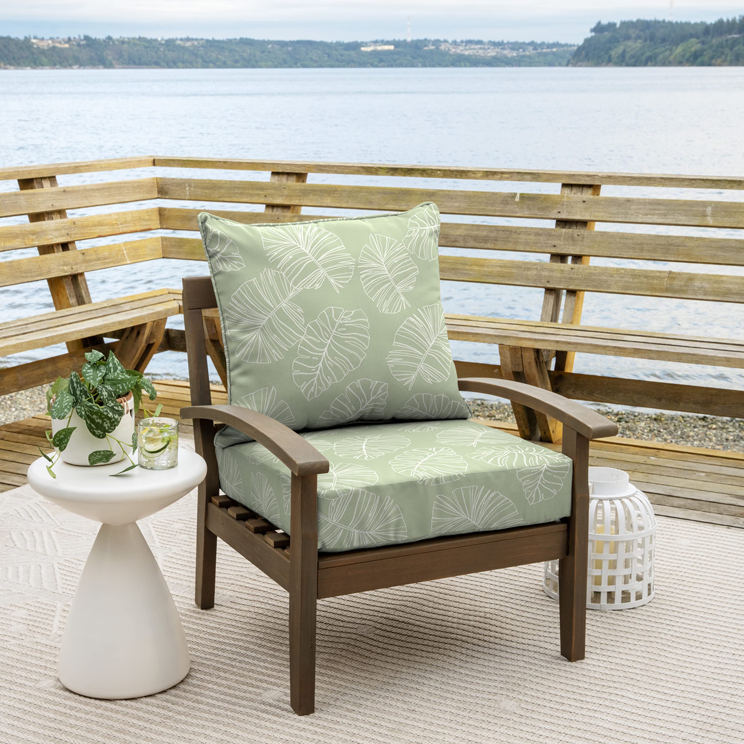 Arden Selections close-up of seat cushion fabric texture showing durable weave and comfort