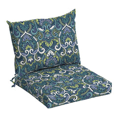Arden Selections front view showing sapphire damask pattern and two-piece set advantage