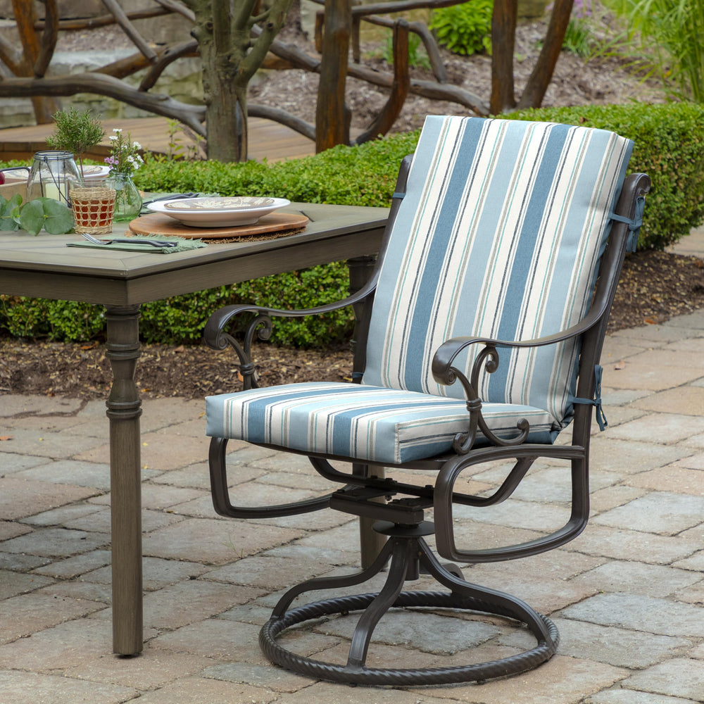 Arden Selections close-up of outdoor polyester texture showing durable, fade-resistant fabric