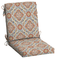 Arden Selections front view of Global Medallion cushion showing pattern and fit benefit