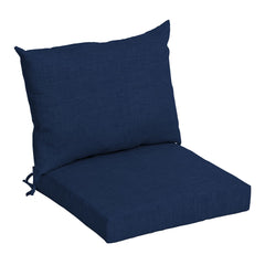 Arden Selections Leala front view showing sapphire blue cushion and seat comfort