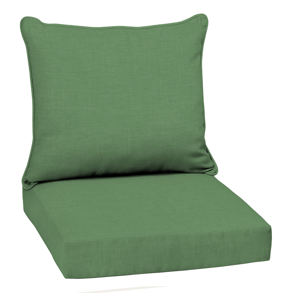 Arden Selections front packaging showing moss green cushions and fit