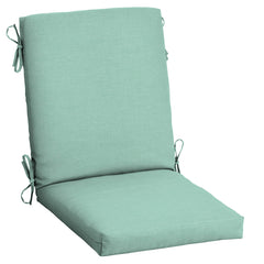 Arden Selections front view of aqua cushion set showing full coverage and comfort
