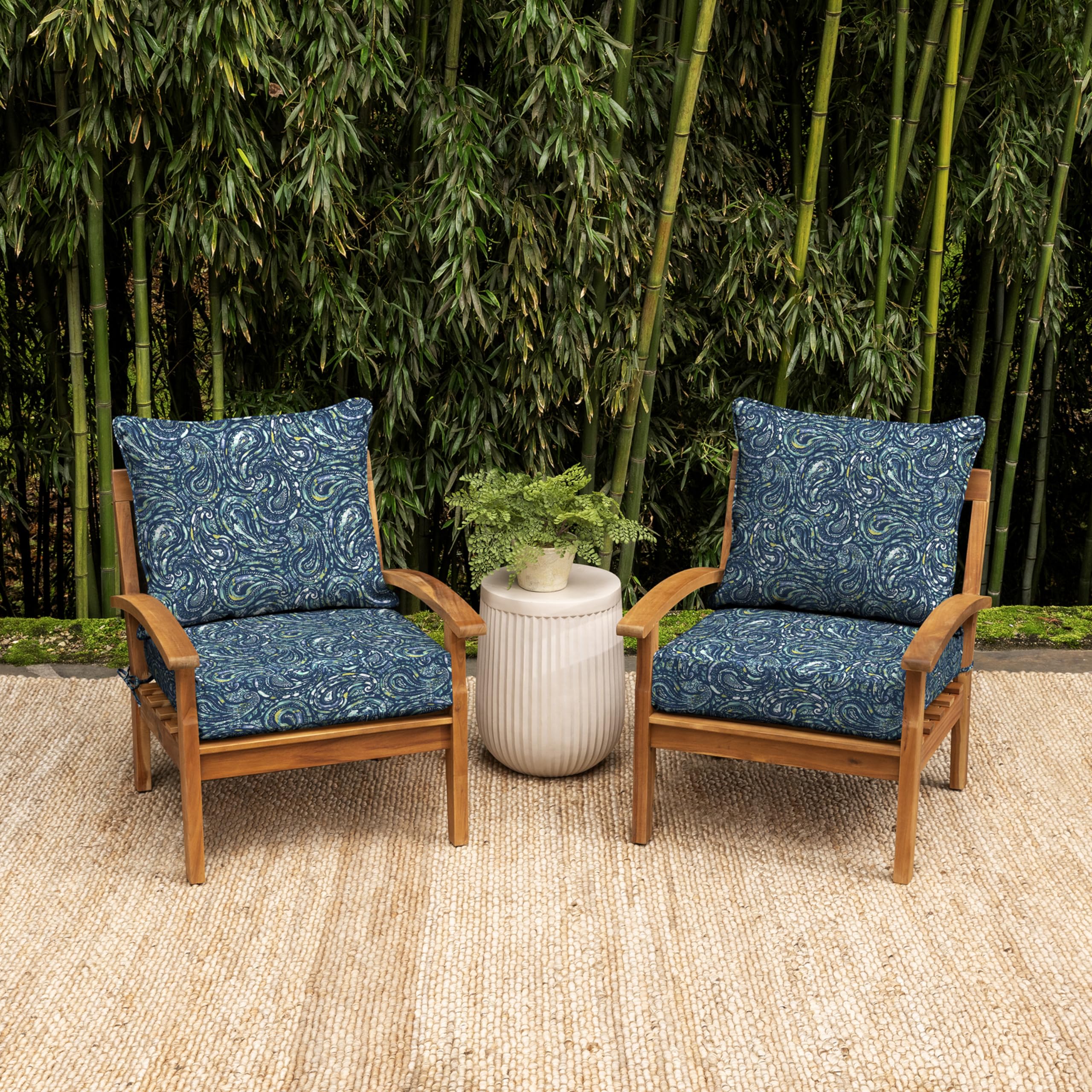 Arden Selections back cushion profile showing loft and plush recycled fill