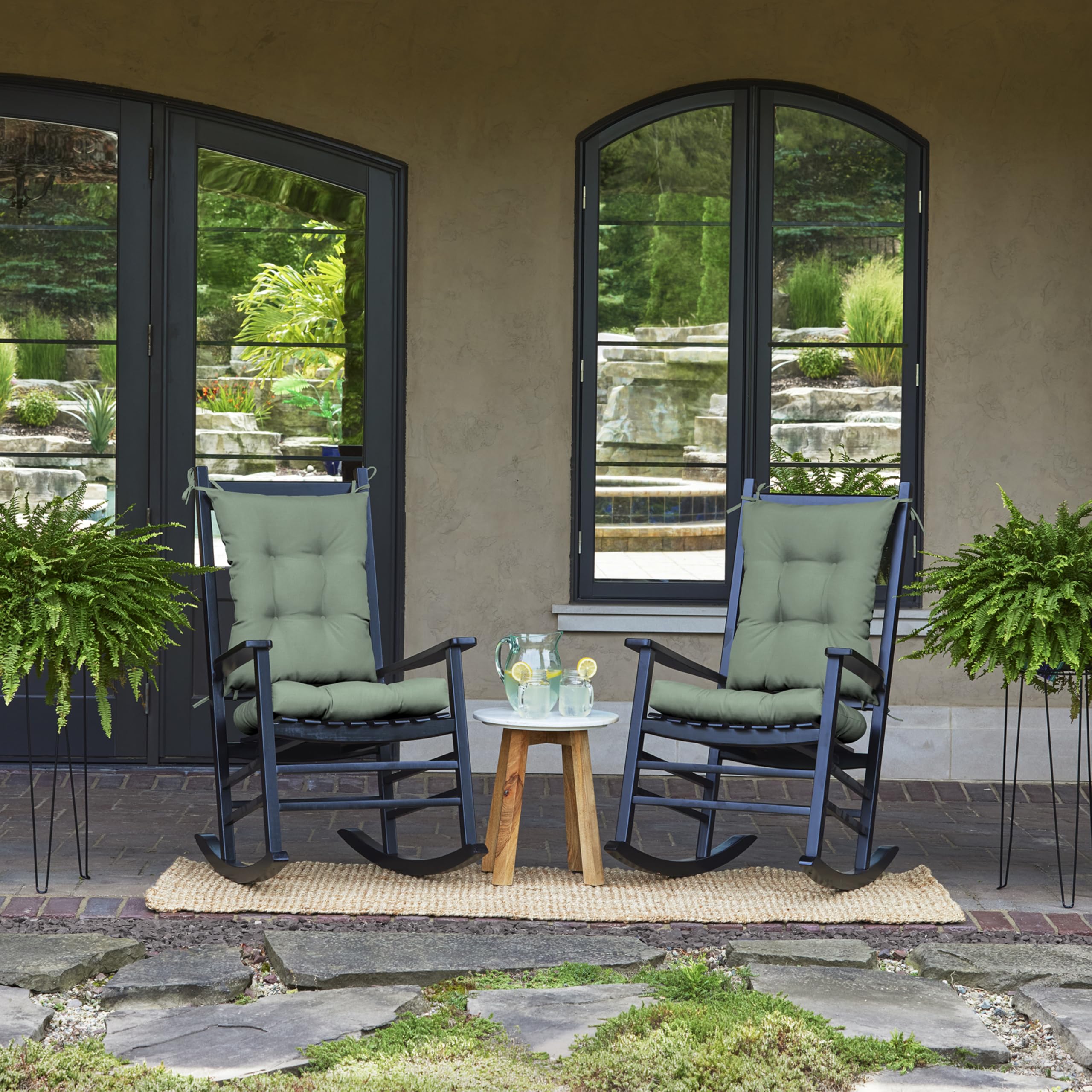 Arden Selections back pillow profile illustrating supportive shape for relaxed posture benefit