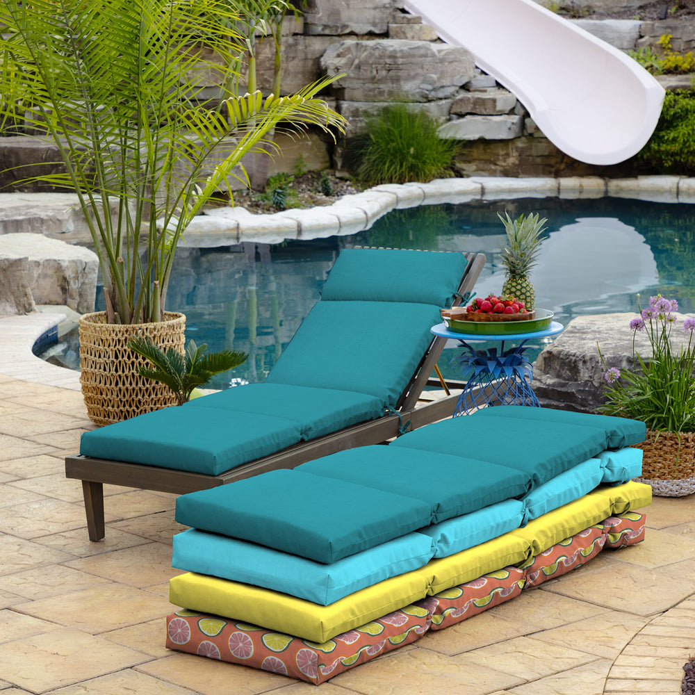 Arden Selections cushion next to ruler demonstrating 21 by 72 inch scale