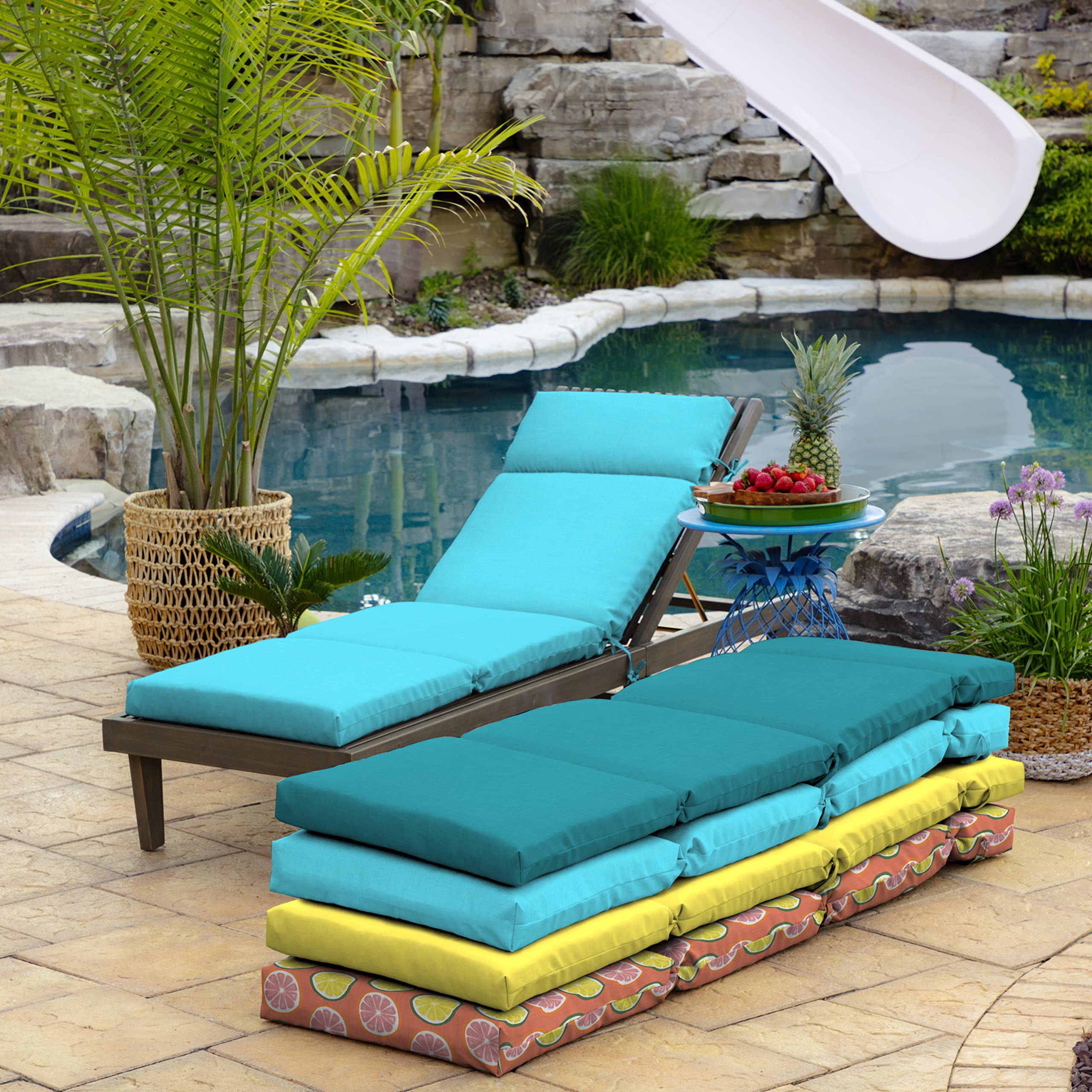 Arden Selections water beading on fabric demonstrating weather-proof surface