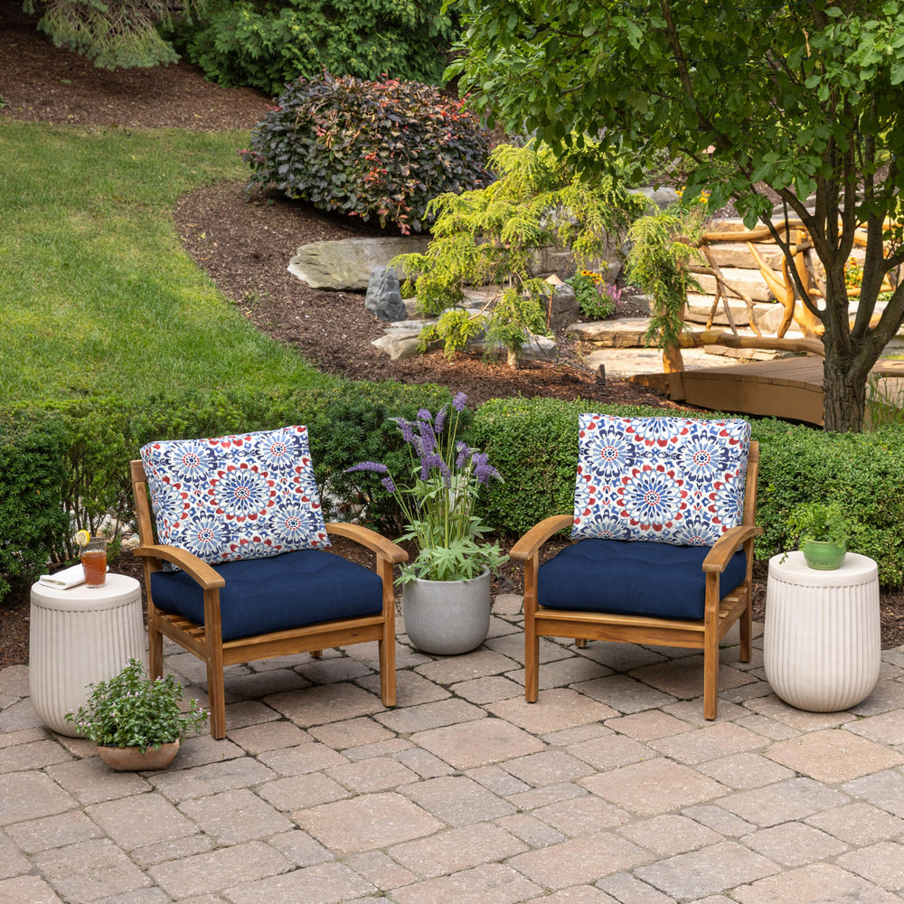 Arden Selections back tie detail demonstrating secure attachment and stable seating benefit