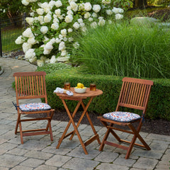 Arden Selections close-up of Clark Blue polyester texture highlighting water repellency