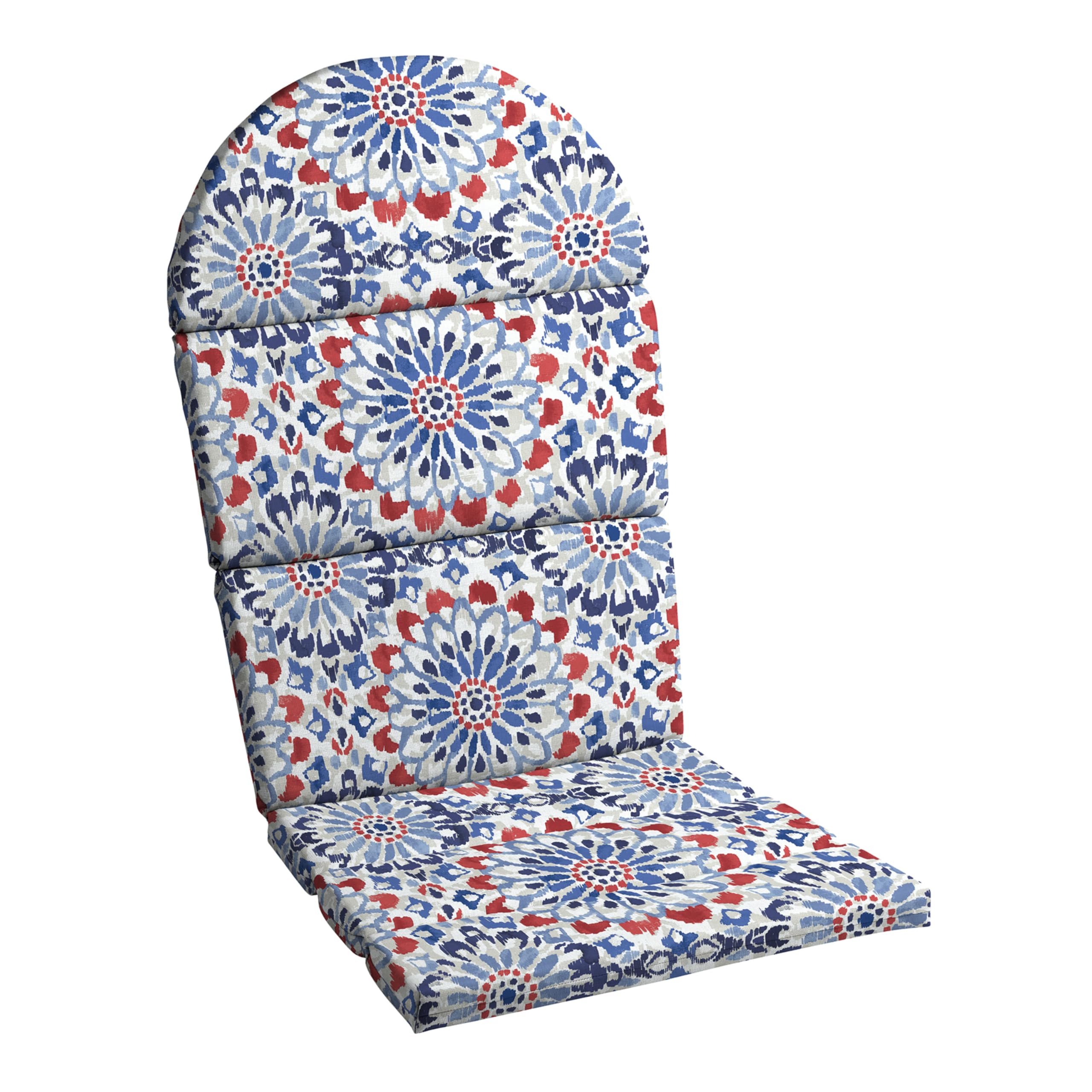Arden Selections front view of Clark Blue cushion showing full two-piece set and color