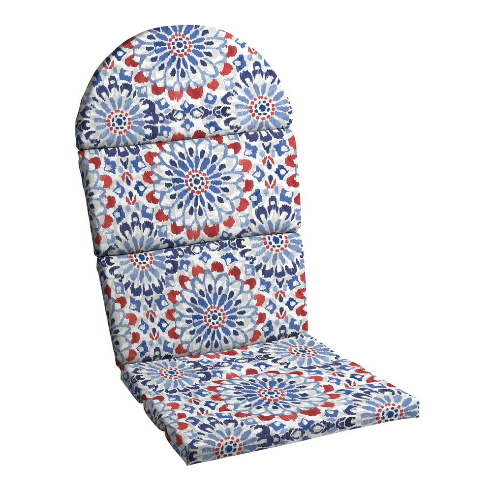 Arden Selections front view of Clark Blue cushion showing full two-piece set and color