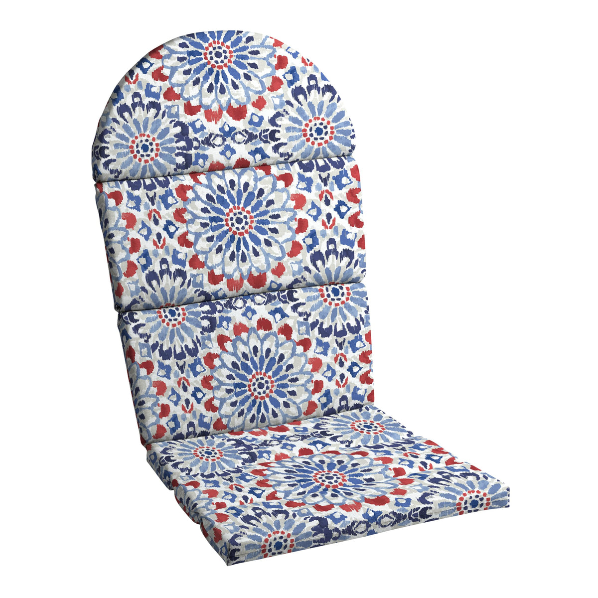 Arden Selections front view of Clark Blue cushion showing full two-piece set and color