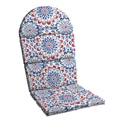 Arden Selections front view of Clark Blue cushion showing full two-piece set and color