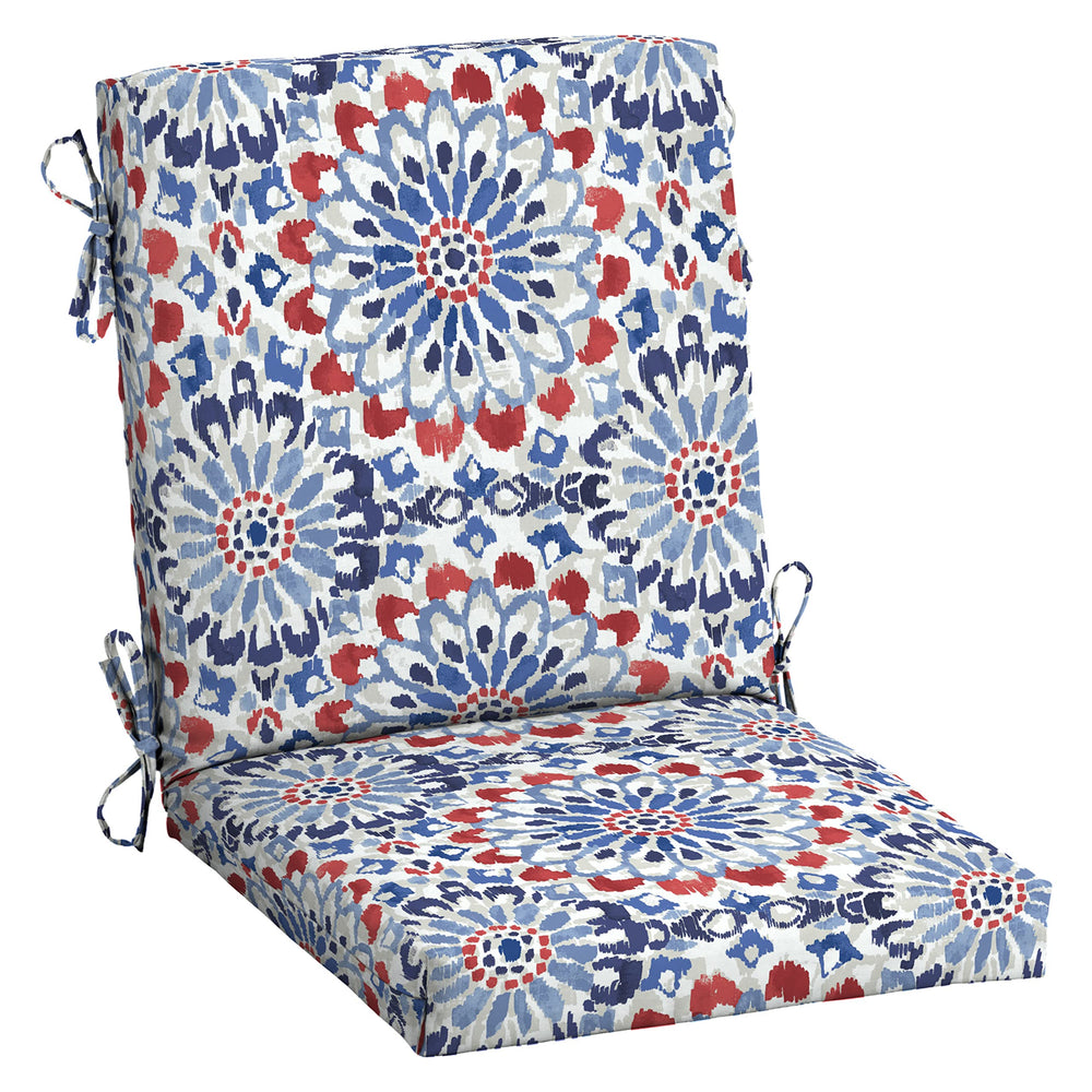 Arden Selections Clark Blue front view showing full midback cushion and color benefit