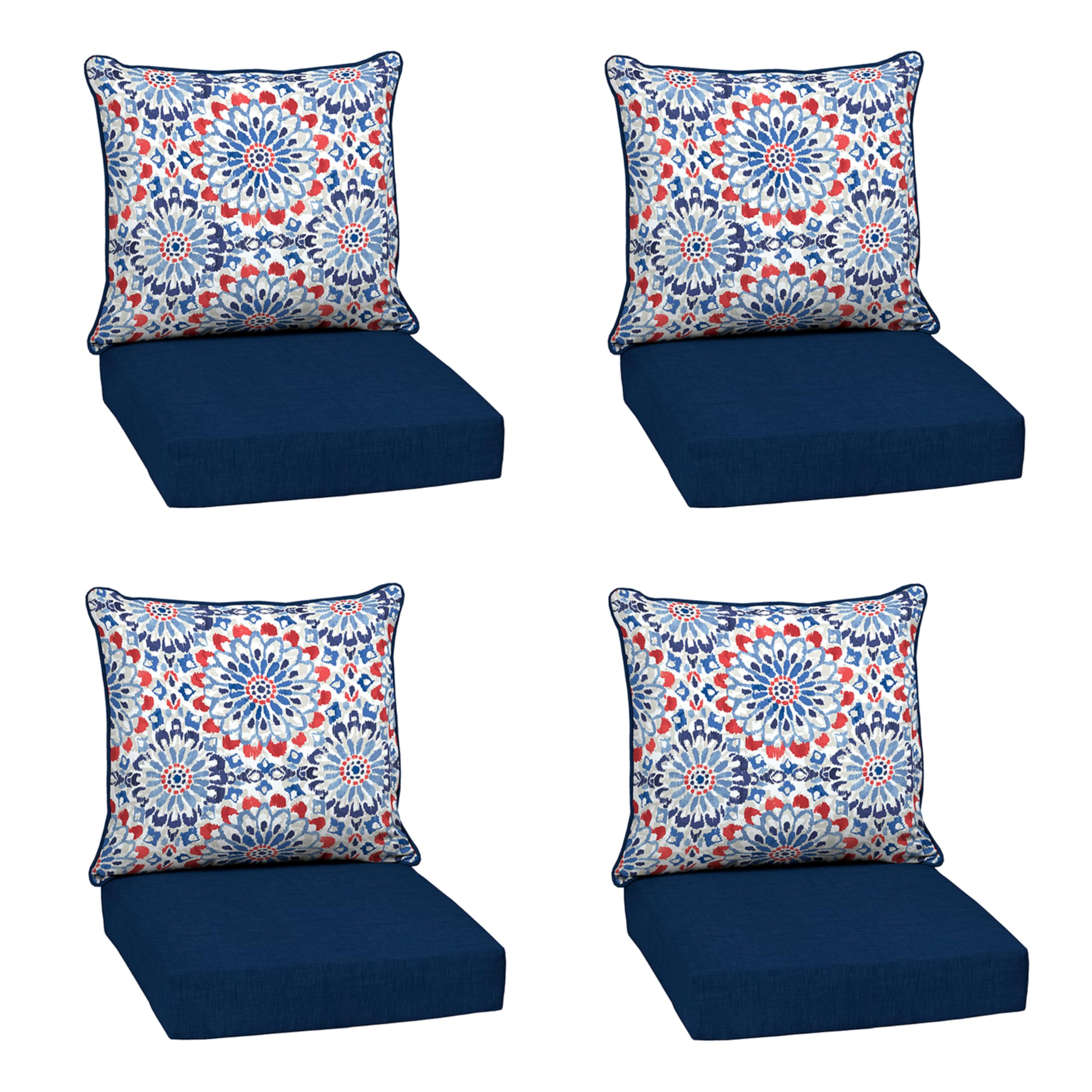 Arden Selections front view of Clark Blue 4-pack showing vibrant color and fit
