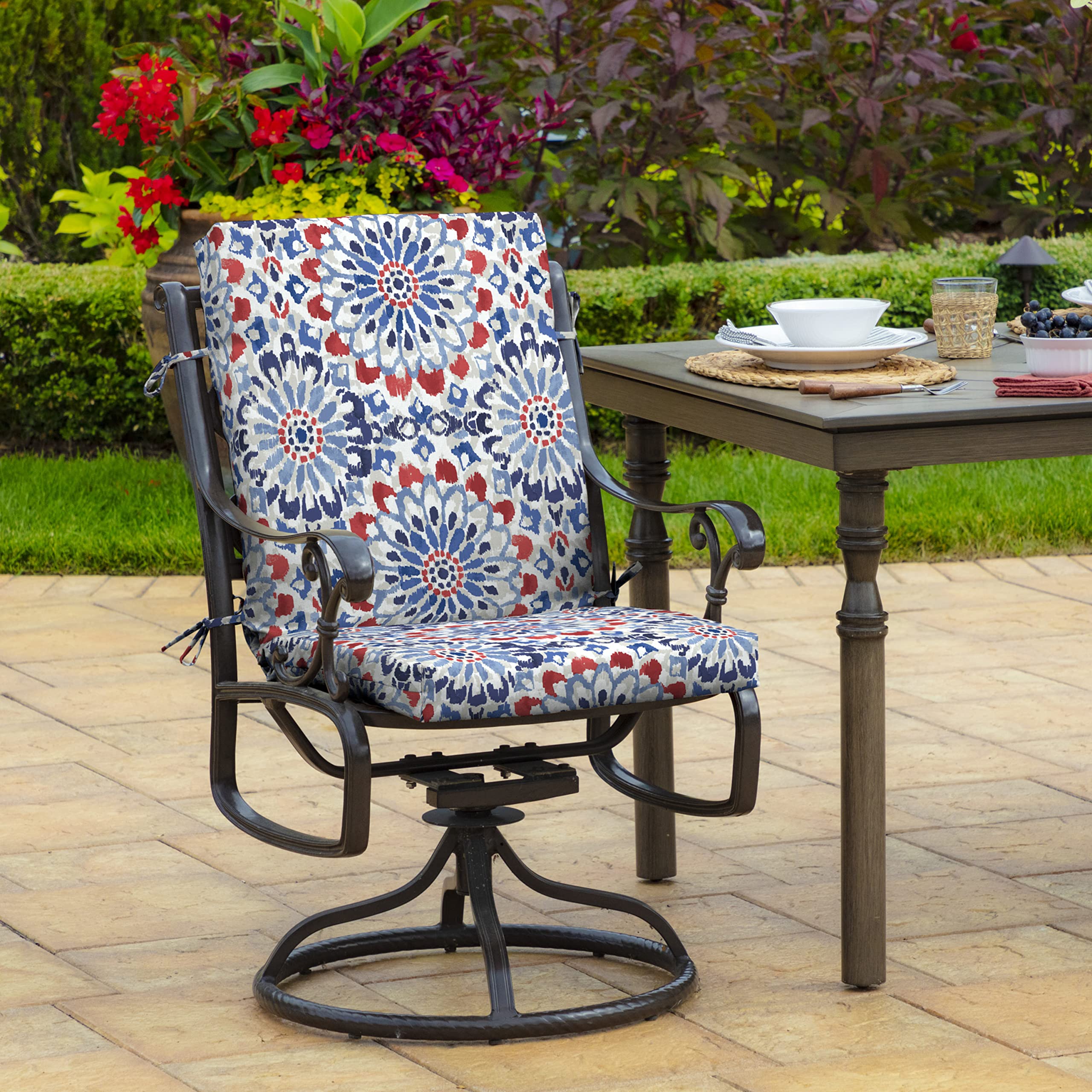 Arden Selections Clark Blue side profile showing thickness and comfortable support