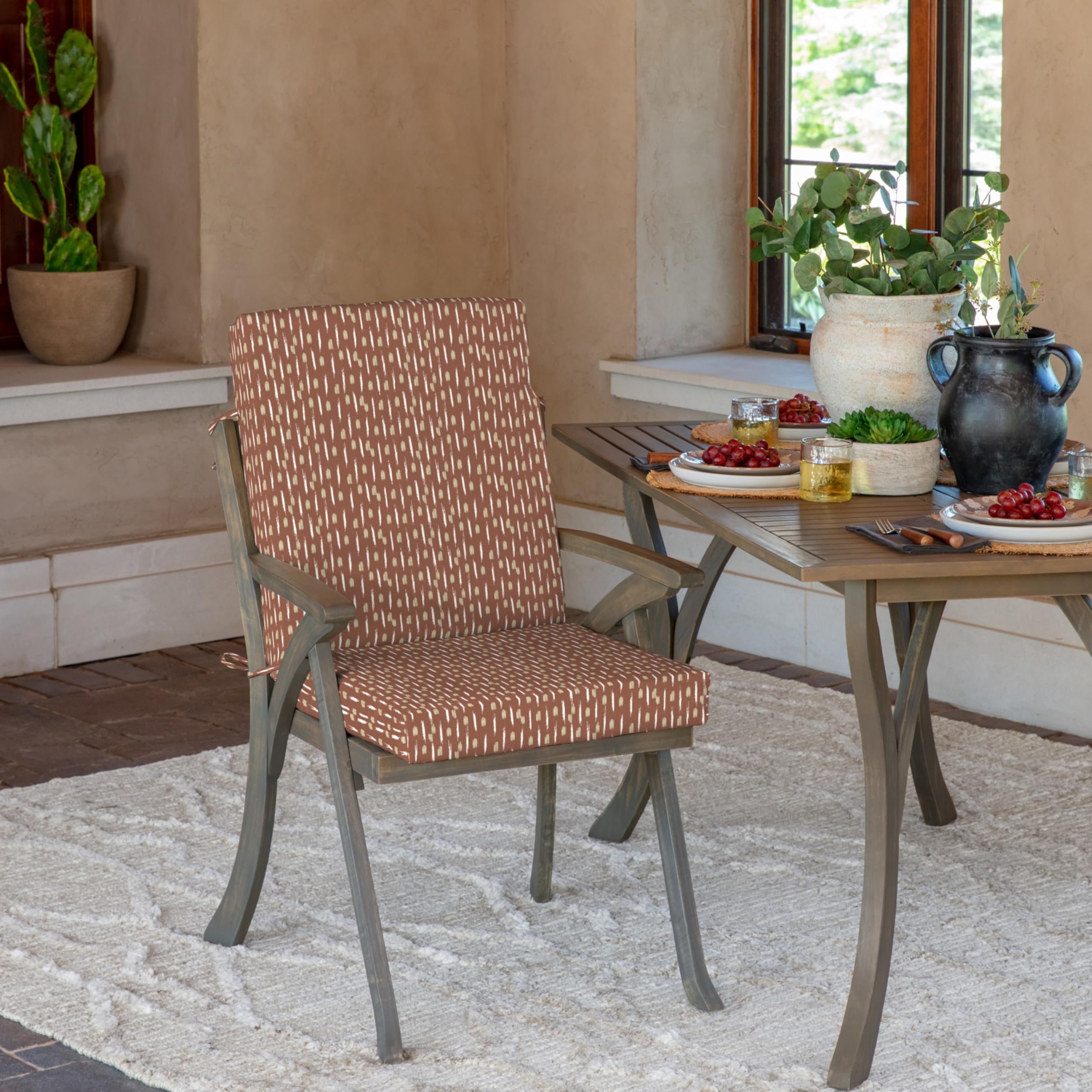 Arden Selections close-up of brushed texture fabric for visible fade resistance