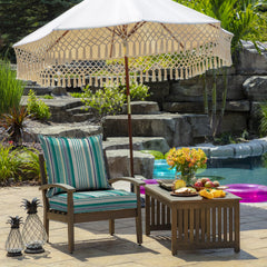 Arden Selections close-up of UV-treated polyester texture showing durable weave benefit