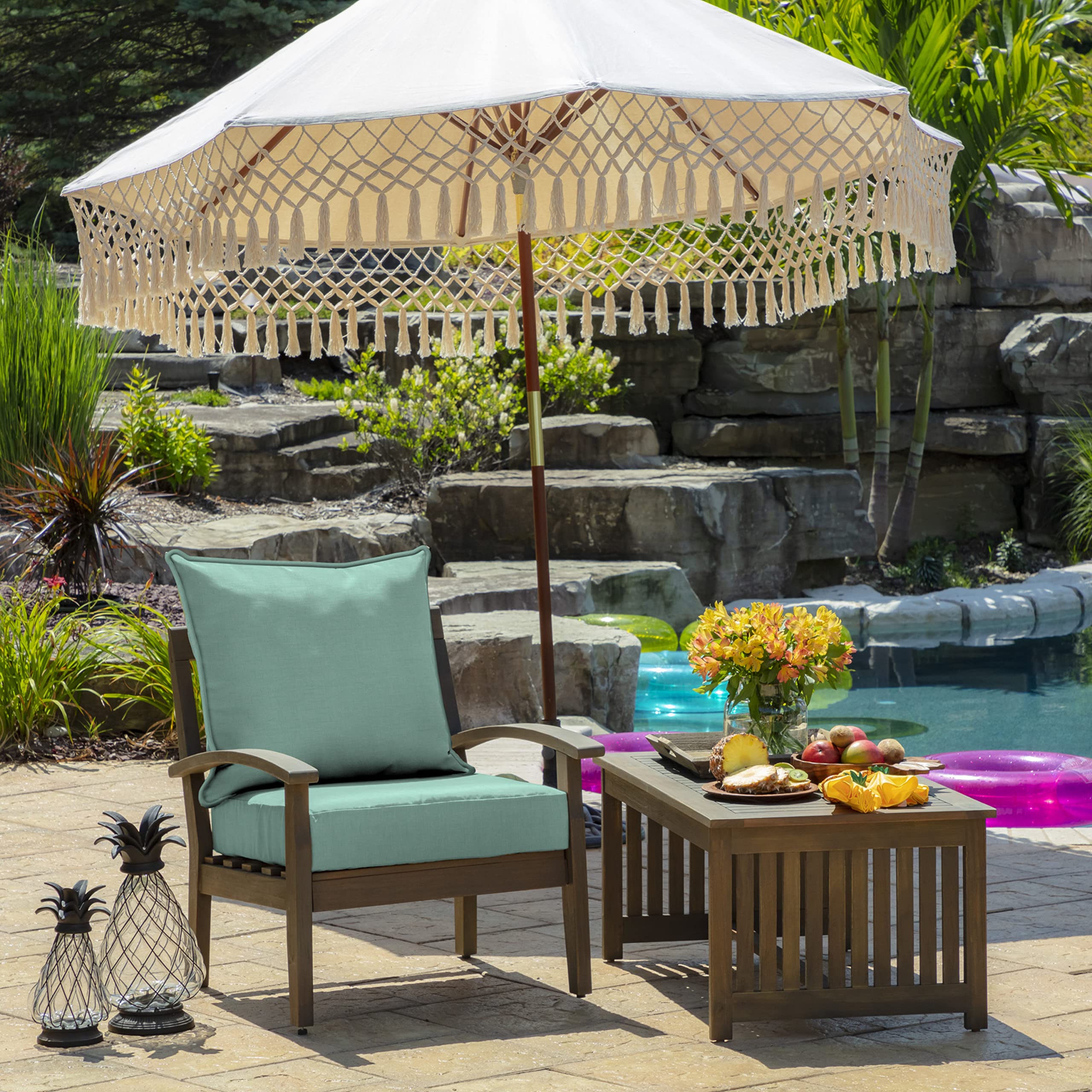 Arden Selections close-up fabric texture highlighting UV-treated, fade-resistant weave