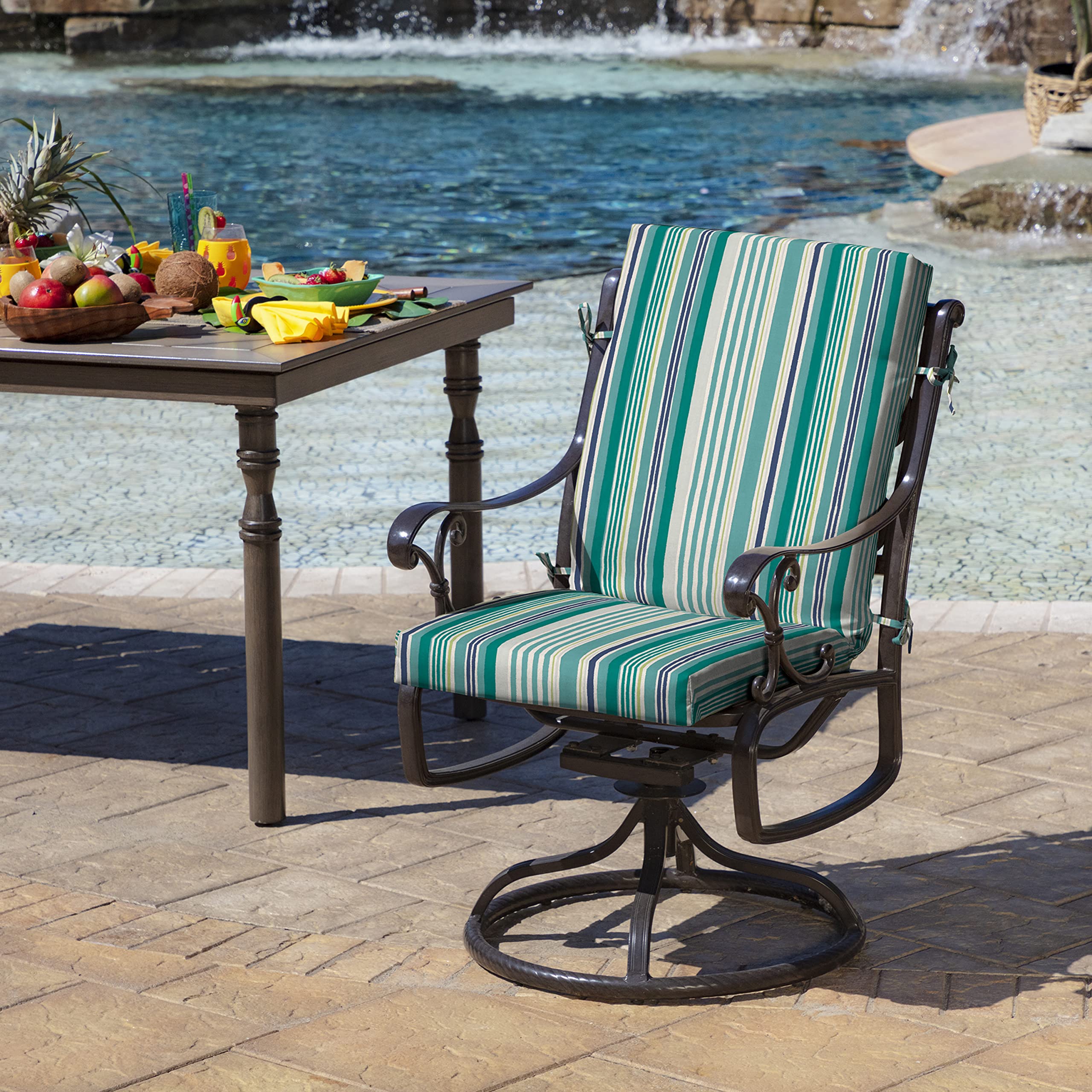 Arden Selections close-up of outdoor polyester texture highlighting durable weave