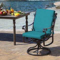 Arden Selections close-up of outdoor polyester texture, fade-resistant benefit