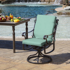 Arden Selections close-up of polyester fabric texture highlighting durable, fade-resistant benefit